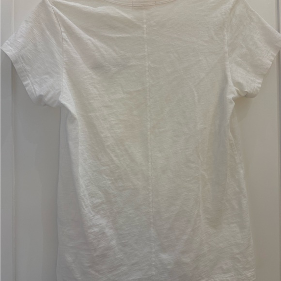 rag & bone White Short Sleeve Tee - Picture 3 of 3